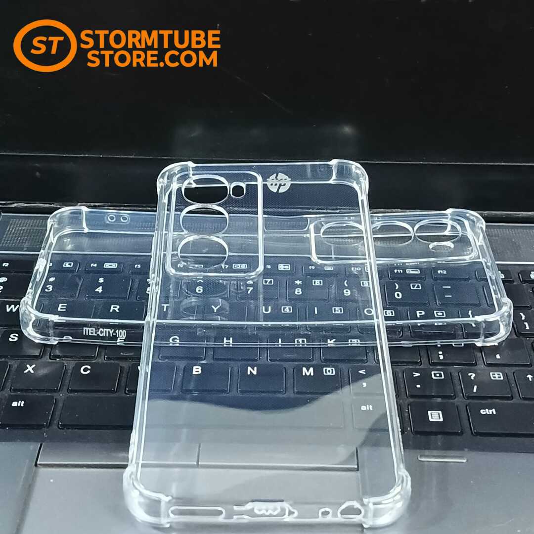 Premium Transparent Soft TPU Back Cover/Case ITEL Vision 1, Vision 1 Pro