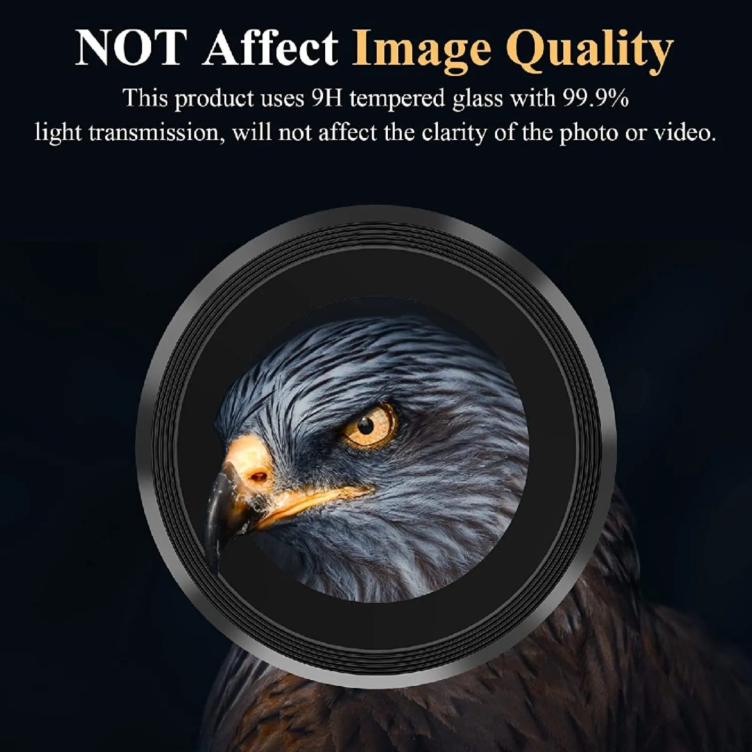 Samsung Galaxy S25, S25 Plus, S25 Ultra - Luxury Metal Ring Tempered Glass Camera Lens - Image 3