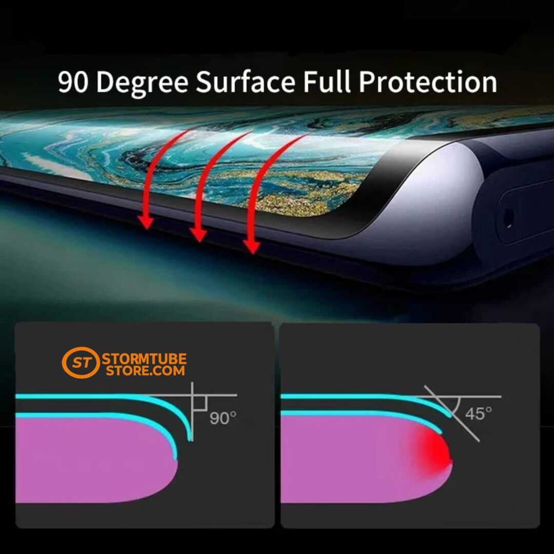 Itel Super S26 Ultra, S25 Ultra - 3D Nano Curved Glass Screen Protector (With UV Glue) - Image 4