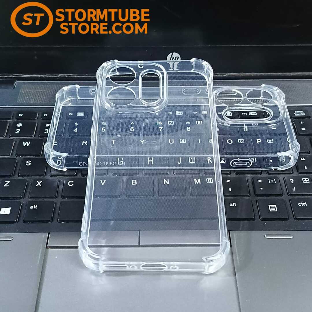 OPPO Reno 16, Reno 16 Pro & Reno 16F 5G Back Cover – Transparent TPU Flexible Clear Case - Image 3
