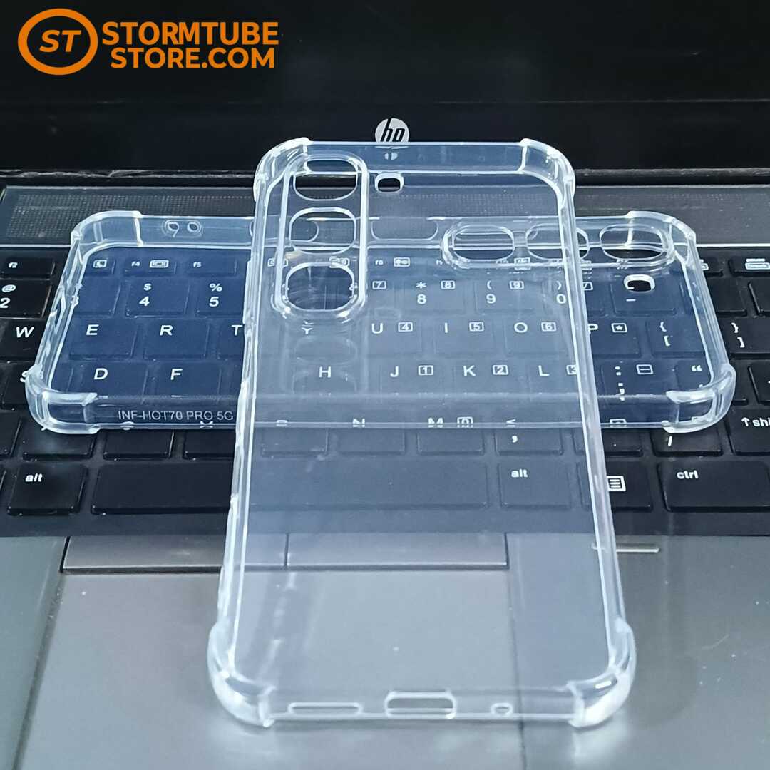 Infinix Hot 70 Pro 5G Transparent TPU Back Cover – Clear Flexible Case - Image 3