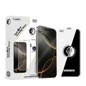iPhone 17 Pro Max 3D Borderless Tempered Glass 9H Full Coverage