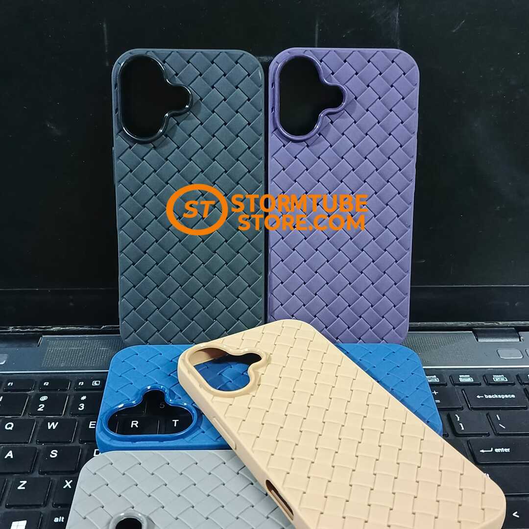 iPhone 17 Case - Luxury Breathable Woven Mesh Soft Cover